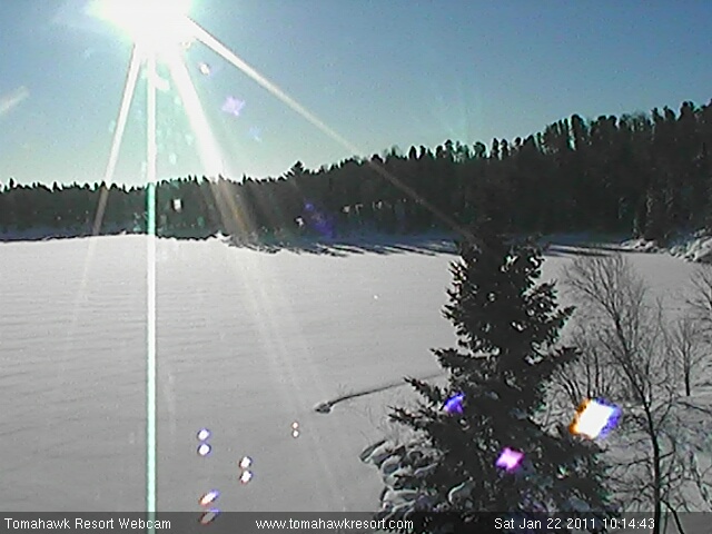 Lake of the Woods Webcam, Sat, 22 Jan 2011 16:14:40 GMT
