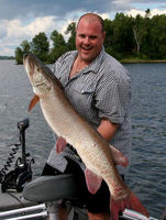 Musky fishing, camping