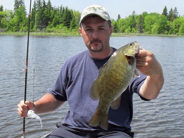 A great Lake of the Woods smallie!