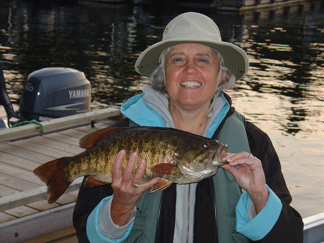 A great Lake of the Woods smallie!