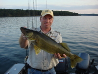walleye, camping