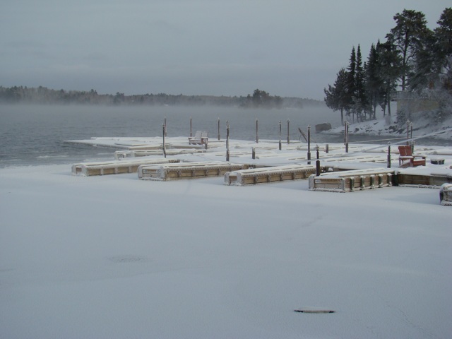 A little chilly around the docks