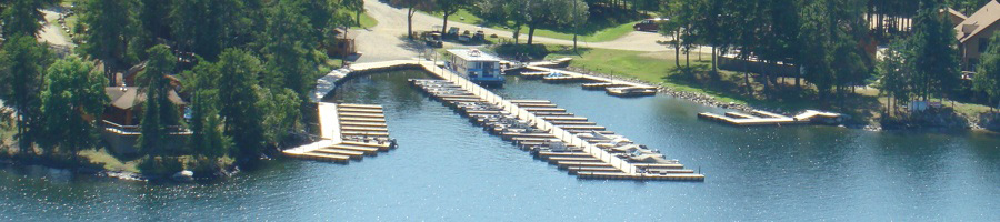 Aerial of Sioux Narrows Marina and Cottages bimage119271