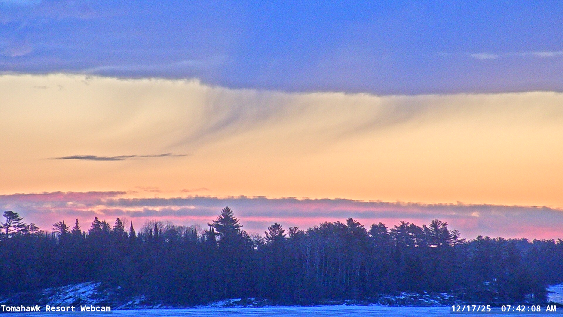 Lake of the Woods Webcam, Wed, 17 Dec 2025 13:42:10 GMT