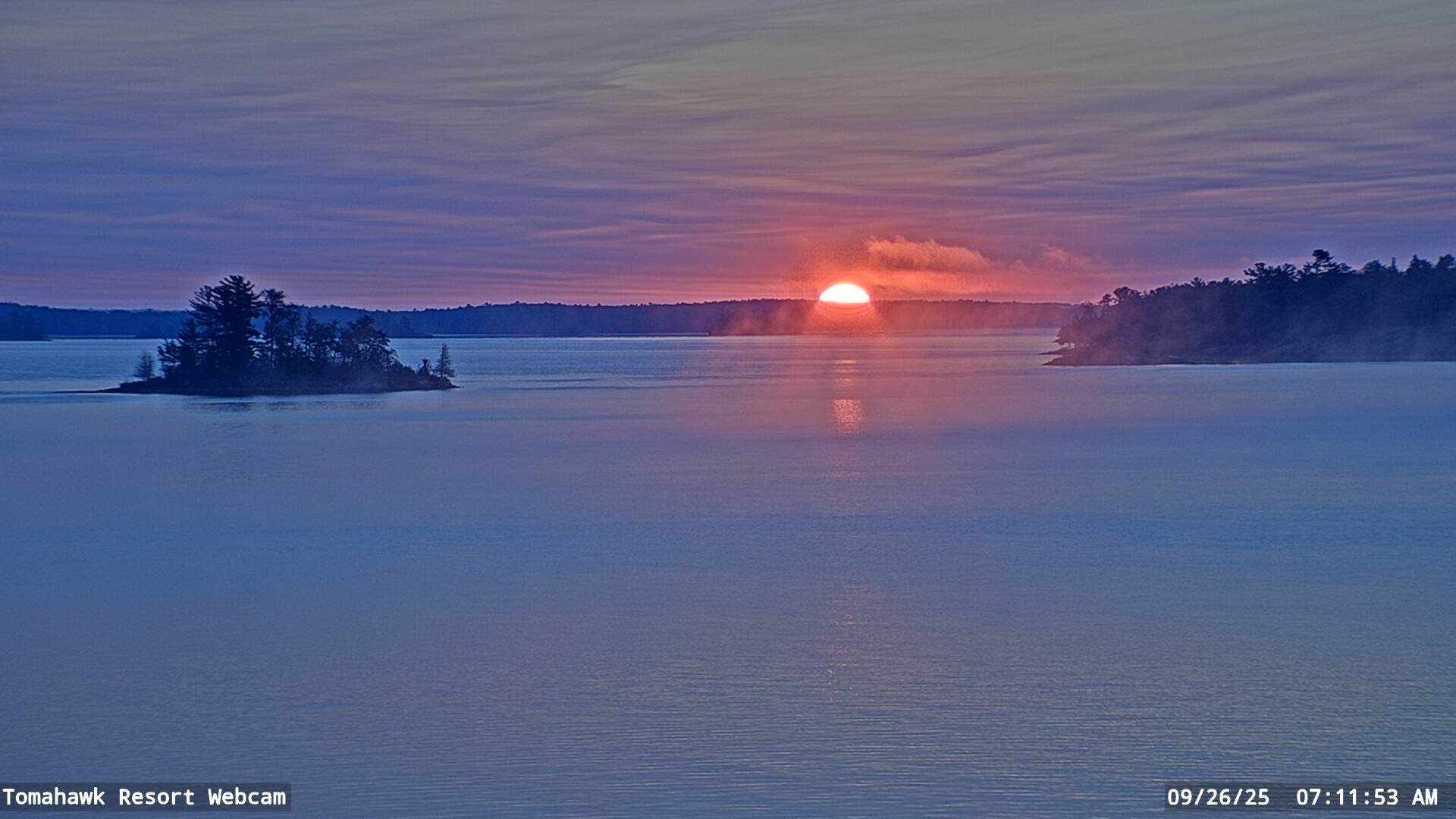 Lake of the Woods Webcam, Fri, 26 Sep 2025 12:11:54 GMT