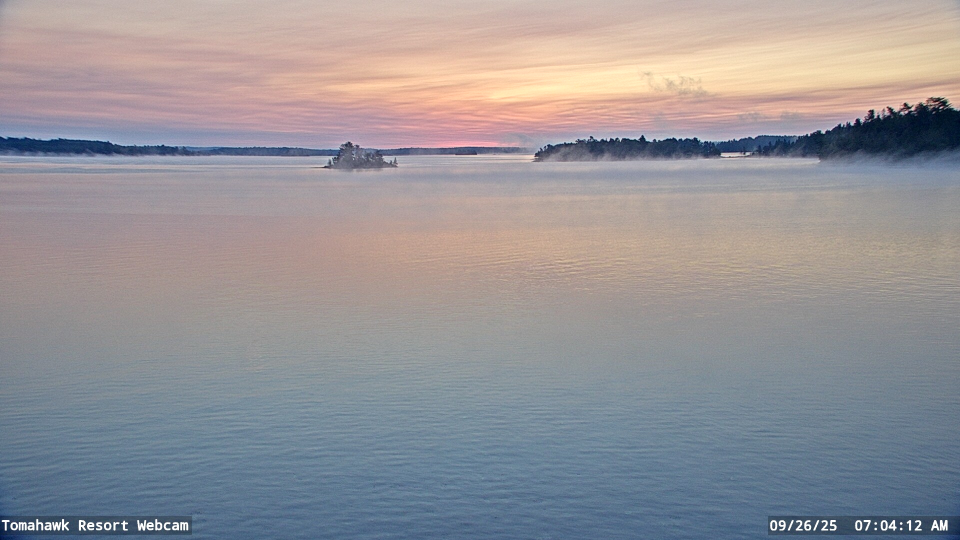Lake of the Woods Webcam, Fri, 26 Sep 2025 12:04:13 GMT